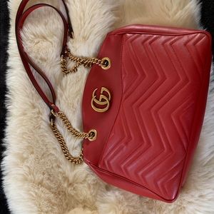 Authentic Gucci marmot medium bag